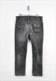 VINTAGE LEVI'S 511 JEANS SLIM FIT WASHED OUT DENIM W34 L30
