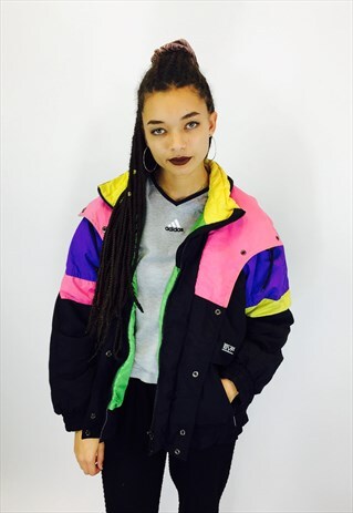 COLOURFUL RAVE SKI BOMBER COAT