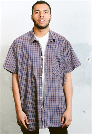 VINTAGE CHECK PATTERN SHIRT