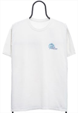 Retro Ocean City Graphic White TShirt Womens