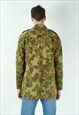 AUSTRALIA MENS XL ARMY JACKET SHIRT COAT MILITARY CAMOUFLAGE