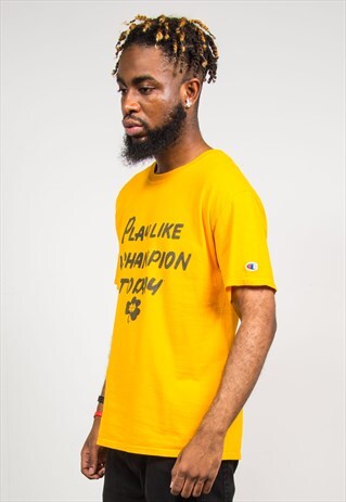 CHAMPION 90'S NOTRE DAME CREW NECK COLLEGE T-SHIRT