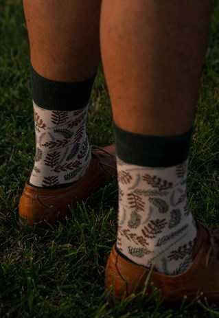 UNISEX LEAVES COTTON SOCKS GIFTING IN ITS SPECIAL BOX