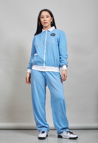 80'S BLUE VINTAGE LACOSTE TRACKSUIT SET