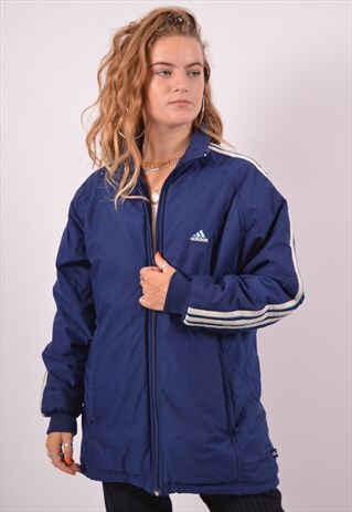 VINTAGE ADIDAS JACKET BLUE