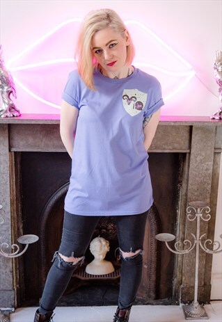 WITCH CREST VIOLET PURPLE GRAPHIC TSHIRT