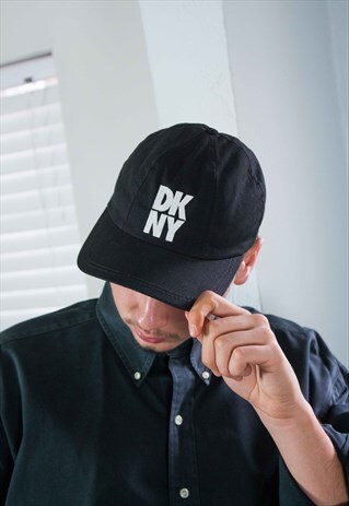 VINTAGE DKNY BASEBALL CAP LOGO 90S X 2.5