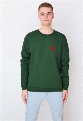 GREEN WHEEL (RED) SWEATSHIRT