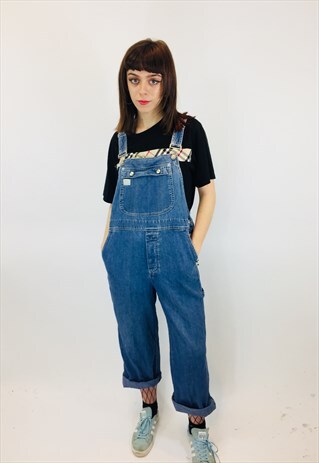 VINTAGE DKNY DENIM DUNGAREES