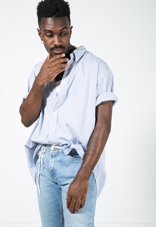 VINTAGE 80S POLO RALPH LAUREN SHORT SLEEVE SHIRT/ S4449