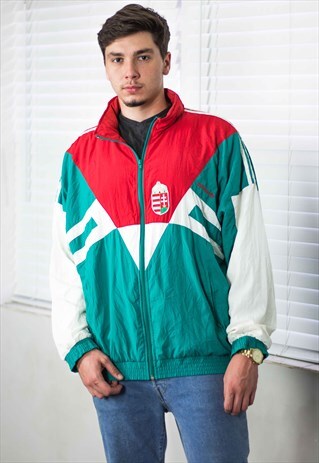 VINTAGE ADIDAS JACKET LOGO 90S X 19.8