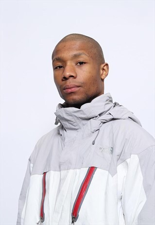 VINTAGE THE NORTH FACE GORE-TEX PADDED JACKET GREY WHITE