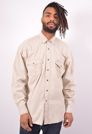 VINTAGE WRANGLER SHIRT BEIGE