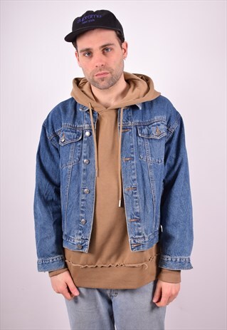 MENS VINTAGE DENIM JACKET MEDIUM BLUE 90S