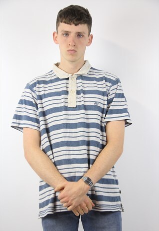 VINTAGE TIMBERLAND STRIPED POLO SHIRT