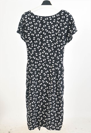 VINTAGE 90S DRESS IN RIBBON PRINT