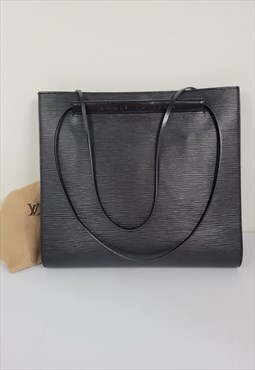 LOUIS VUITTON vintage Saint Tropez black epi leather Bag
