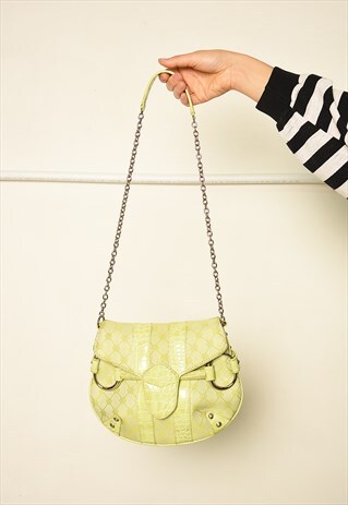 VINTAGE Y2K RETRO KITSCH MONOGRAM MINI SHOULDER BAG