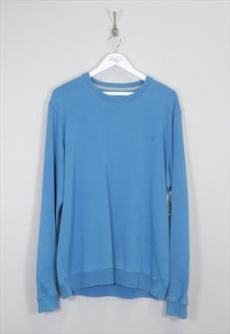 Vintage Boss sweatshirt in blue. Best fits XL