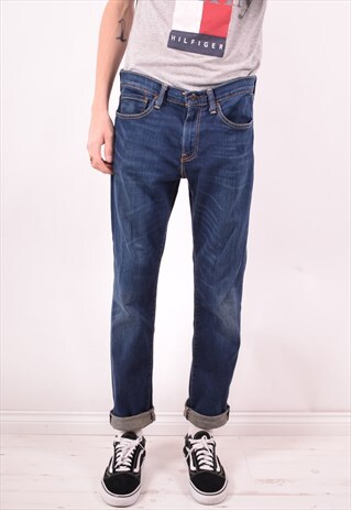 LEVI'S 511 MENS VINTAGE JEANS W34 L32 BLUE 90S