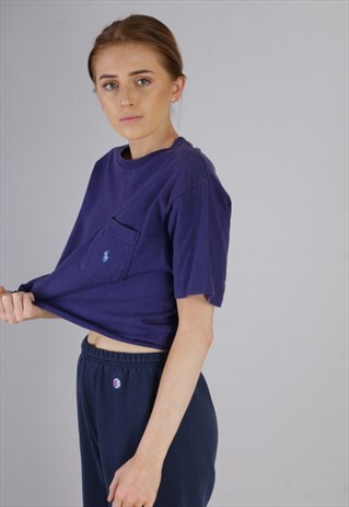 VINTAGE RALPH LAUREN CROP TOP Z432
