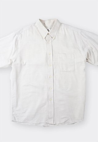 BALMAIN VINTAGE SHORT SLEEVE COTTON SHIRT