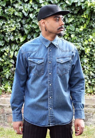 VINTAGE WRANGLER DENIM SHIRT