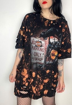 Harley Davidson bleached distressed graphic t-shirt size xl