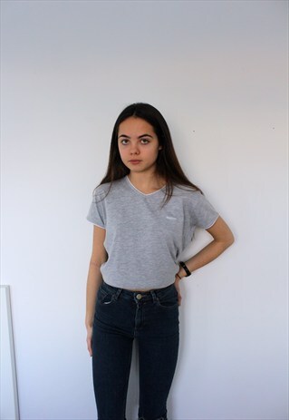 GREY REEBOK TOP