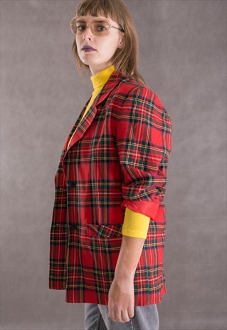 VINTAGE, FAB CHECKERED BLAZER FROM THE EARLY 90S