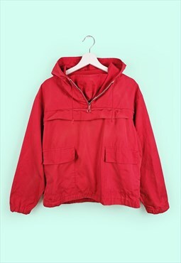 90's Chore jacket Unisex Oversized Hooded Anorak