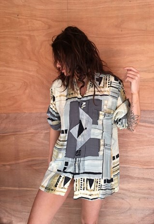 OVERSIZED RETRO 90S 80S VINTAGE UNISEX FESTIVAL SHIRT