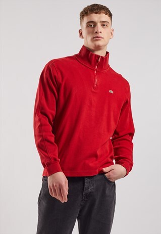 VINTAGE LACOSTE 1/4 ZIP SWEATSHIRT