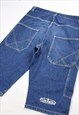 VINTAGE 90S ENERGIE EMBROIDERED DENIM SHORTS JORTS