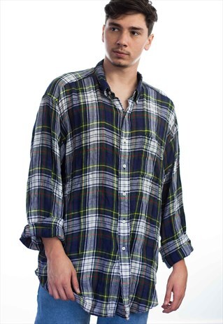 VINTAGE POLO RALPH LAUREN SHIRT 90S XXL 8.8