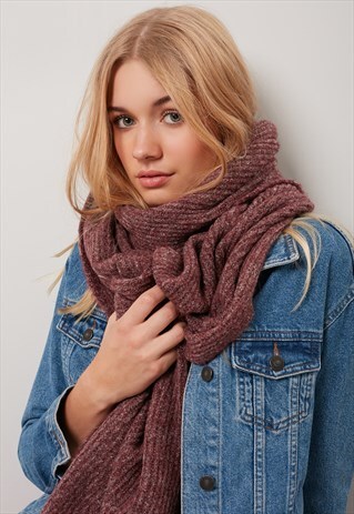RIBBED SCARF