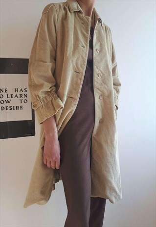 70S CORDUROY SPRING COAT