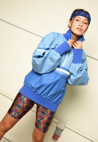 80S RETRO ATHLEISURE SPORTS BOMBER JACKET ANORAK
