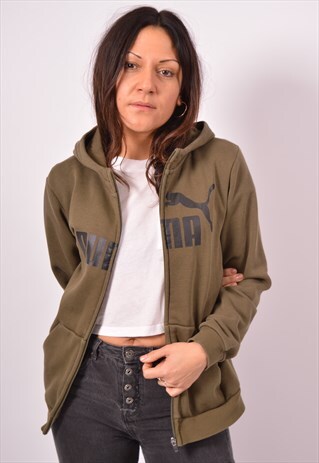 puma khaki hoodie