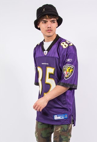 NFL AMERICAN FOOTBALL JERSEY BALTIMORE RAVENS SHIRT