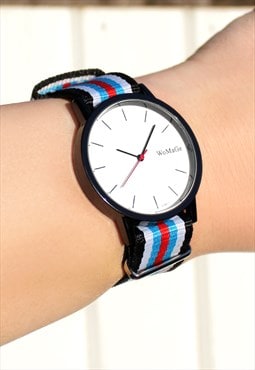 Multi Stripe Loop Strap Watch