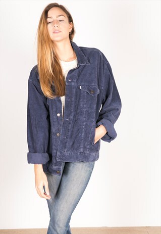 VINTAGE 80S COLOURED LEVIS CORDUROY JACKET / C400