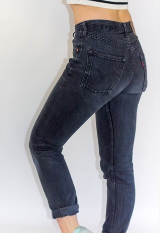 VINTAGE 80'S 501 BLACK WASH JEANS