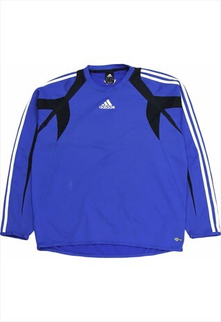 Adidas 90's Spellout Crewneck Sweatshirt XXLarge (2XL) Blue