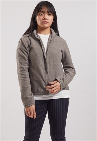 VINTAGE TOMMY HILFIGER ZIP-UP FLEECE SWEATSHIRT