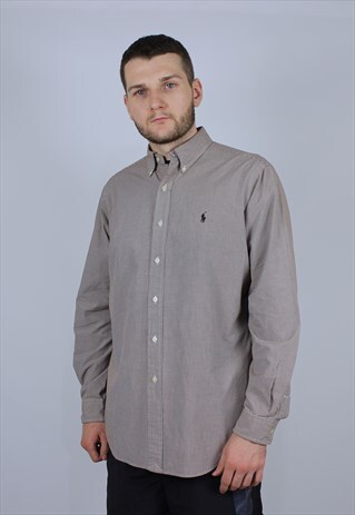 POLO RALPH LAUREN SHIRT MEN RARE