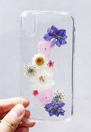HANDMADE REAL FLOWERS IPHONE /SAMSUNG CASE