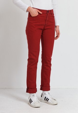 VINTAGE RED CROCKER DENIM JEANS