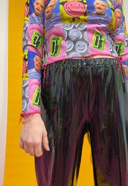 Y2K Club Kid Digi Print Top