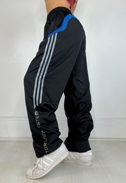 Vintage Y2k Adidas Joggers Tracksuit Bottoms Baggy Loose 00s